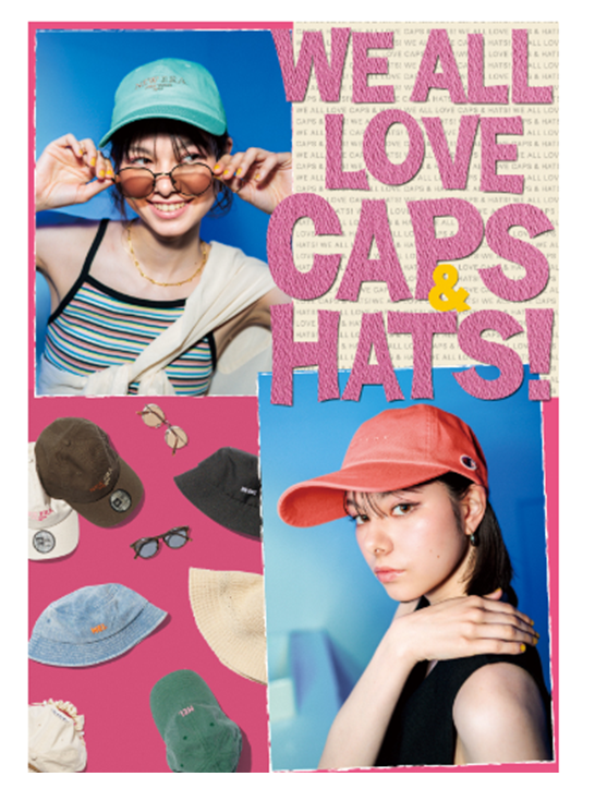 『WE ALL LOVE CAPS&HATS!』プロモーション開催中✨